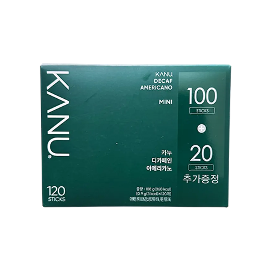 동서식품 카누 디카페인 미니 아메리카노 120T (뚜레반 미숫가루스틱 사은품증정) 이미지