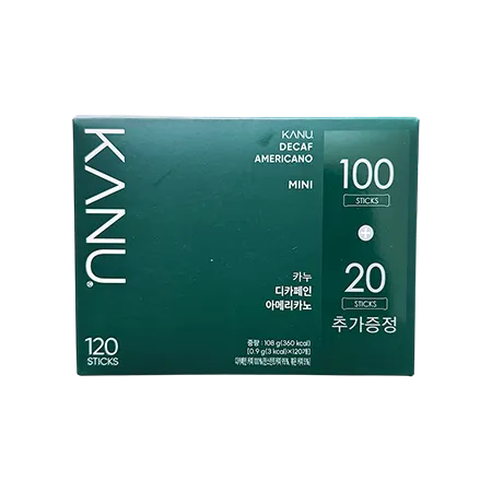 동서식품 카누 디카페인 미니 아메리카노 120T (뚜레반 미숫가루스틱 사은품증정) 이미지