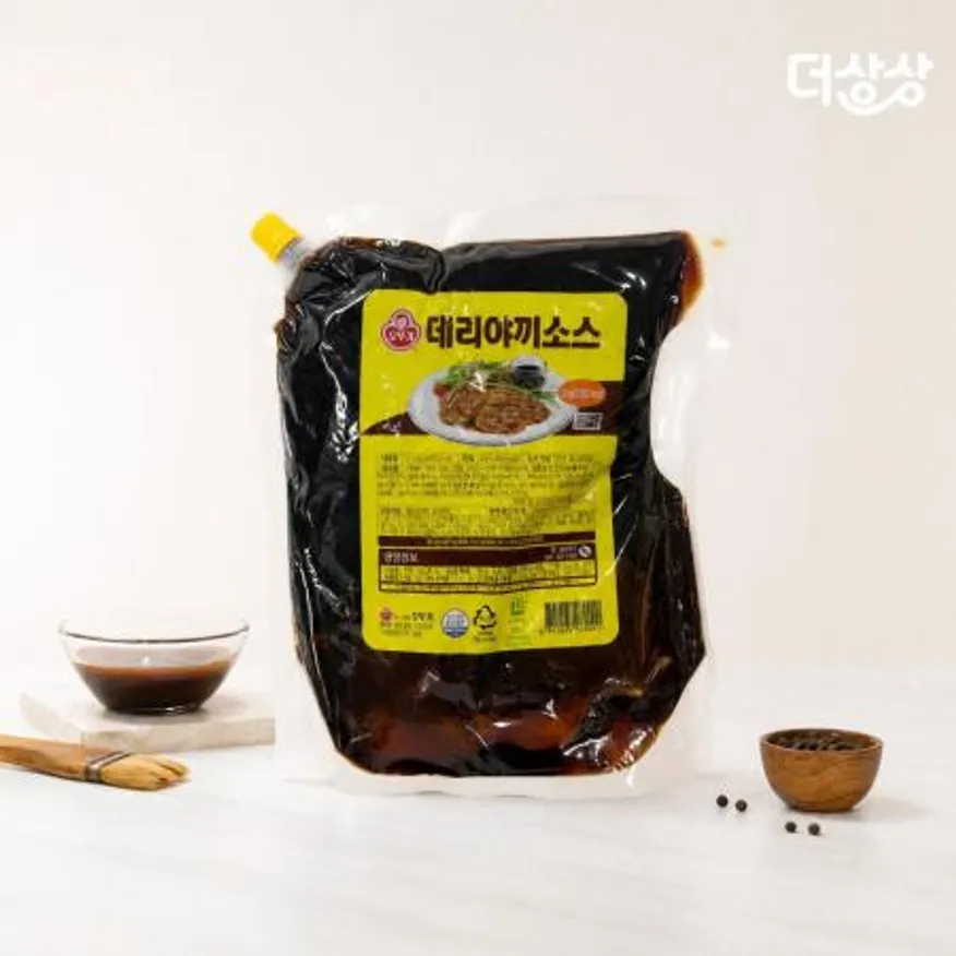 오뚜기 데리야끼 소스 (스파우트) 2kg 일식 닭꼬치 덮밥 양념 이미지