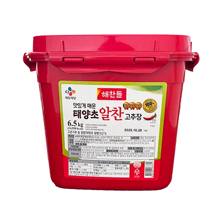 해찬들 태양초 알찬 고추장 6.5kg