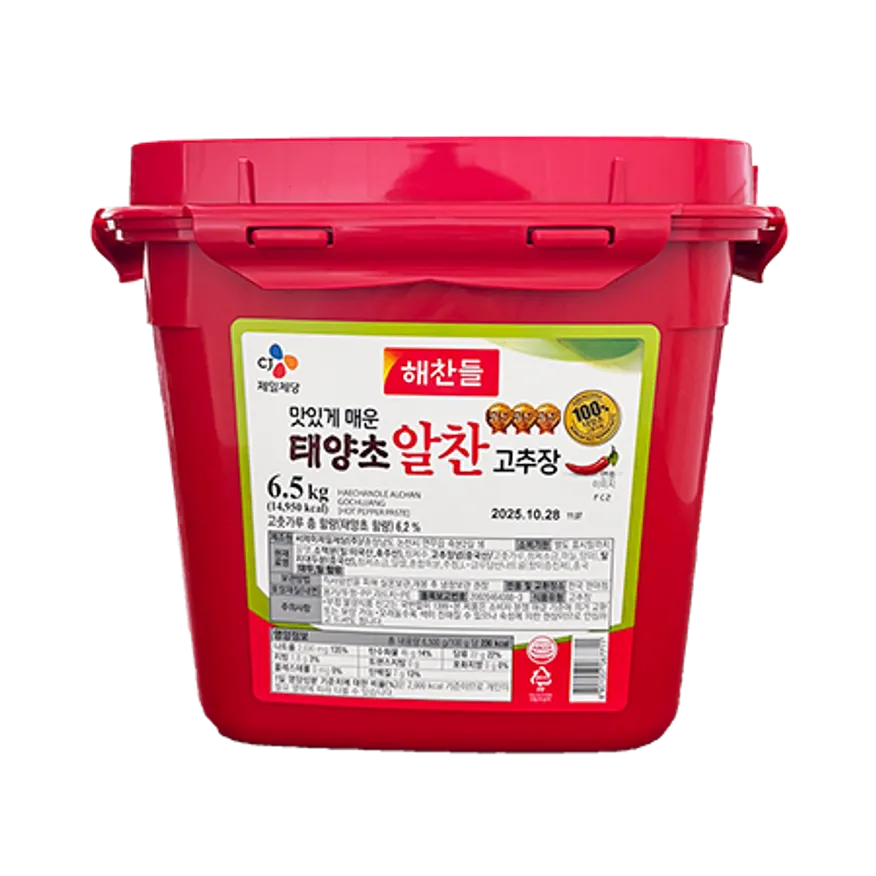 해찬들 알찬고추장 6.5kg 이미지