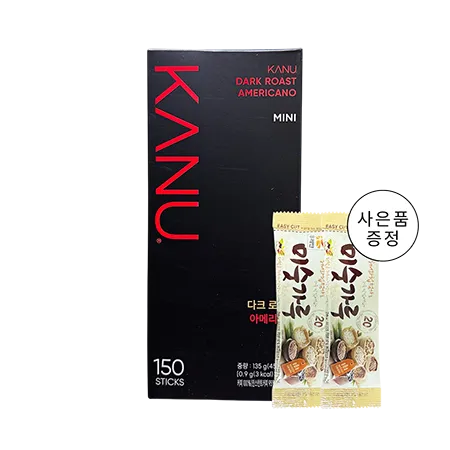 동서식품 카누 다크 로스트 미니 150T (뚜레반 미숫가루스틱 사은품증정)