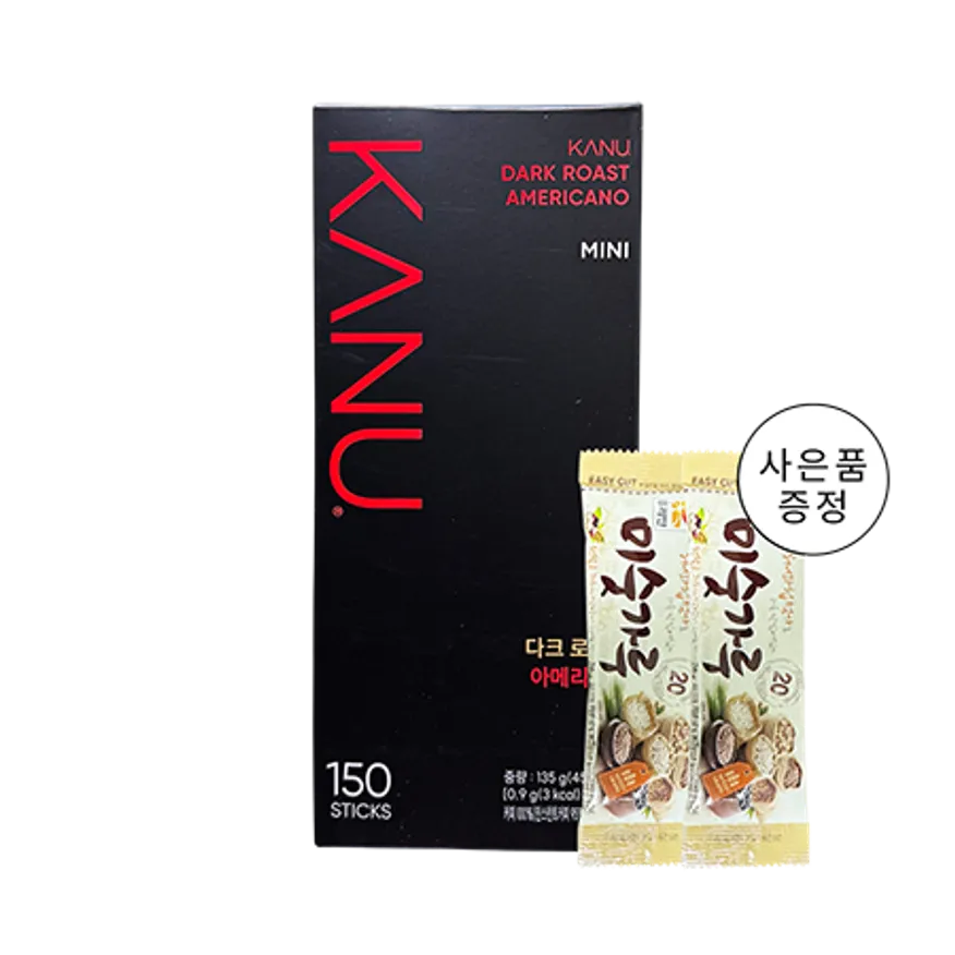 동서식품 카누 다크 로스트 미니 150T (뚜레반 미숫가루스틱 사은품증정) 이미지
