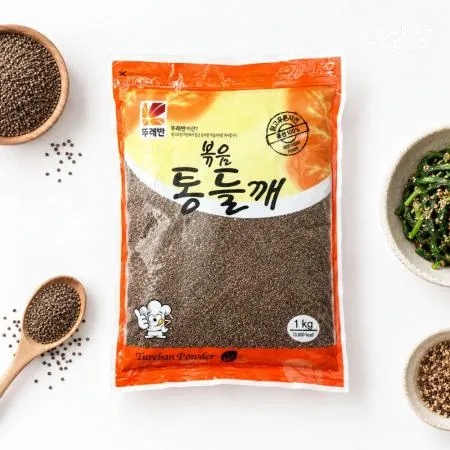 뚜레반 볶음 통들깨 1kg 볶은들깨 통깨