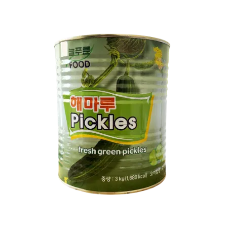 늘푸른 해마루 오이피클 슬라이스 3kg 피클절임