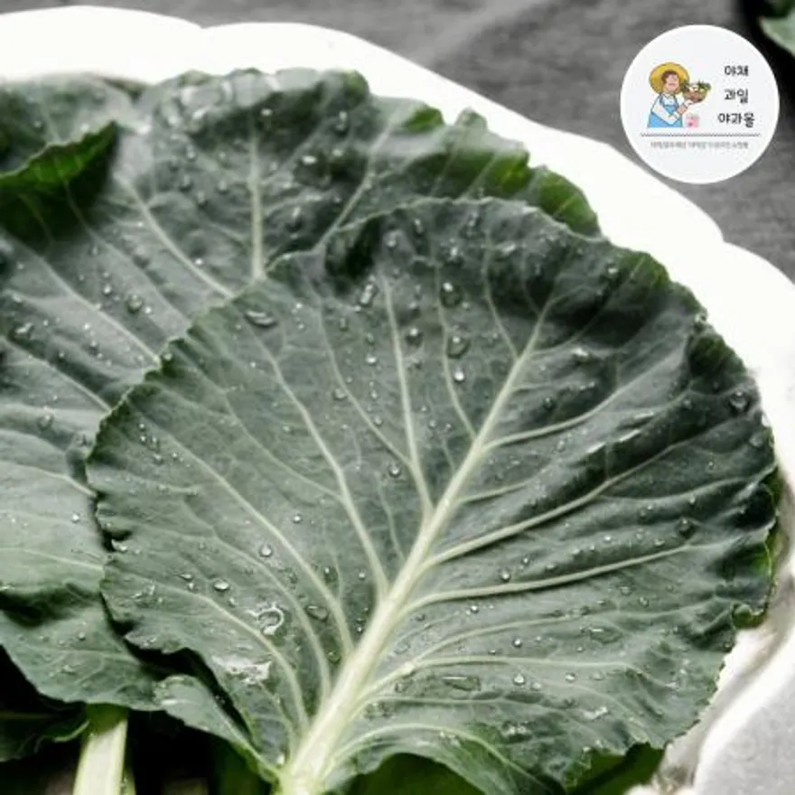 야과몰 싱싱한 국내산 케일 2kg 1박스 쌈채소 이미지