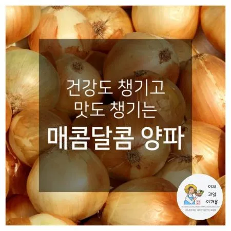 야과몰 건강도 챙기고 맛도 챙기는 매콤달콤 양파 (중 7kg)