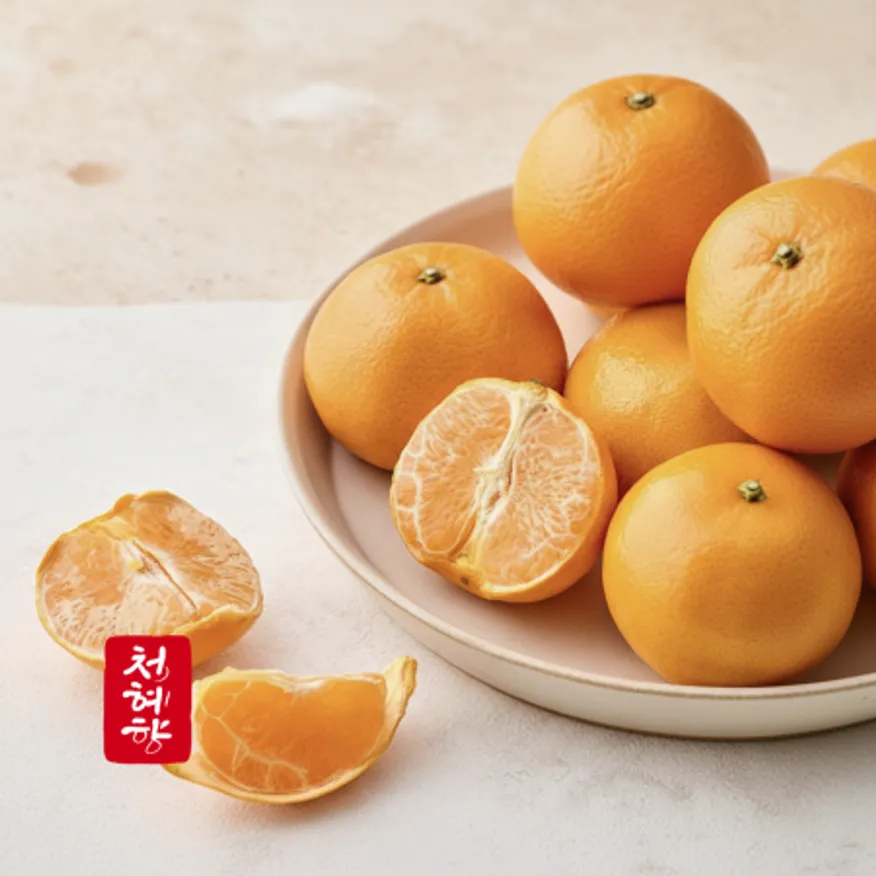 달콤한 국내산 천혜향 3kg 프리미엄 신선과일 (1kg당 6개내외) 이미지