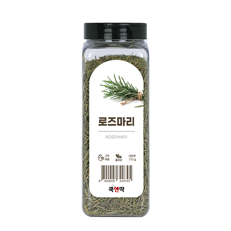 쿡앤딱 로즈마리 홀 허브 럽드 (170g/EA) 향신료