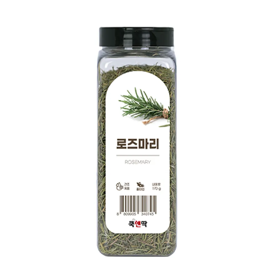 쿡앤딱 로즈마리 홀 허브 럽드 (170g/EA) 향신료 이미지