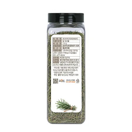쿡앤딱 로즈마리 홀 허브 럽드 (170g/EA) 향신료 이미지