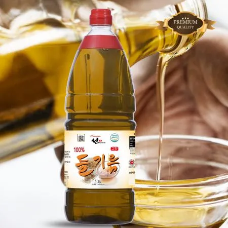 프리미엄 고향 들기름 1.8L 가정용 업소용 식당용 통깨 들기름 통들기름