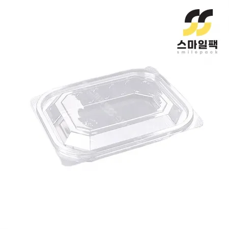 [JH] 일회용 PET반찬용기 203 투명 600개세트[몸통+뚜껑]