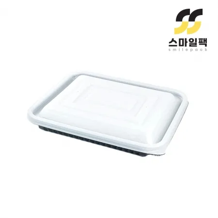 [JH] 미니사각 찜용기 23193 소 흑색 200개세트[몸통+뚜껑]