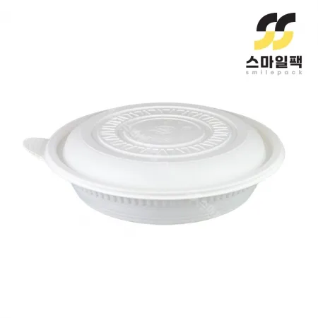 JH 300파이 찜용기 중(백색) 100개세트[몸통+뚜껑]