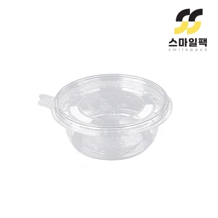 [JH] 일회용 120파이 투명 반찬용기 소 800개세트[몸통+뚜껑]