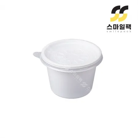 [JH] 일회용 95파이 국물용기 대 백색 1000개세트[몸통+뚜껑]