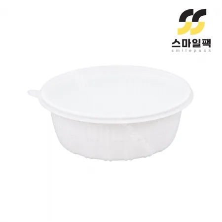 [BFP]180파이 냉면용기 소(백색)400개세트[몸통+뚜껑]