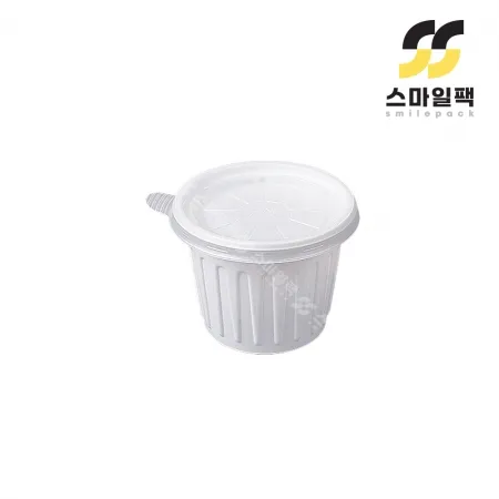 [JH] 일회용 75파이 소스용기 소 백색 3000개세트[몸통+뚜껑]