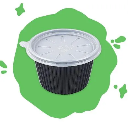 ★특가★ [EL] PP 국물용기 105파이 대(흑색) 1000개 트 [합포장]