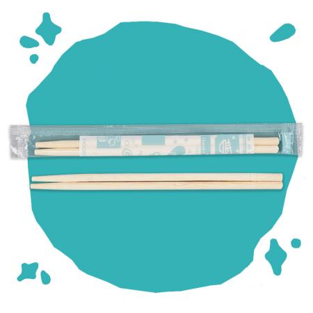 [CN] 일회용 대나무 젓가락 (인쇄) 3000개