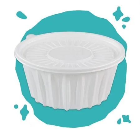 ★[특가★[CN] 195파이 냉면용기 대(백색) 200개세트