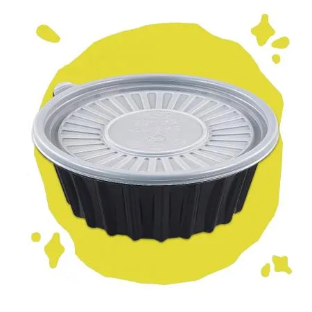 ★[특가★[CN] 195파이 냉면용기 소(흑색) 200개세트