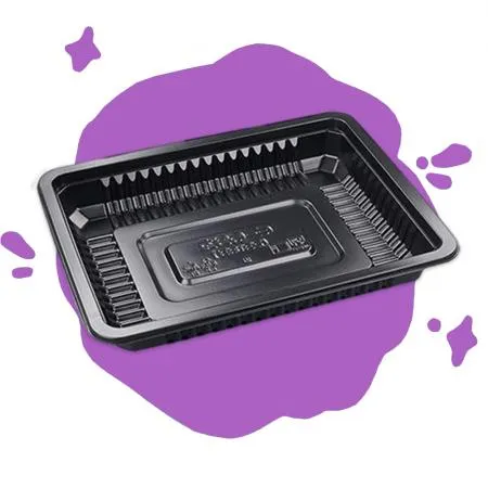 [EL]일회용 실링용기 69호 23183(흑색) 600개 [1박스]