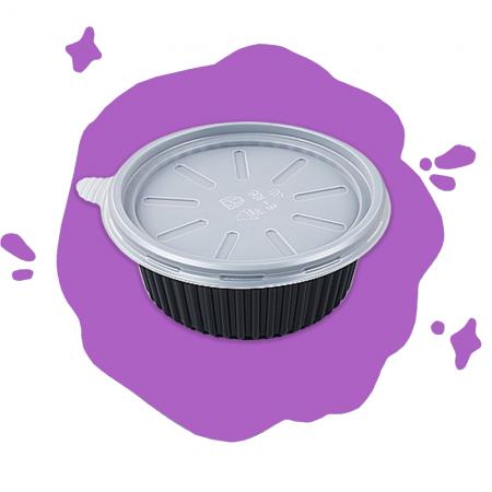 ★특가★[EL] PP 국물용기 105파이 소(흑색) 1000개세트 [합포장]