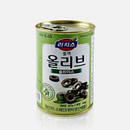 동서 블랙올리브슬라이스-소 / 405g / ea