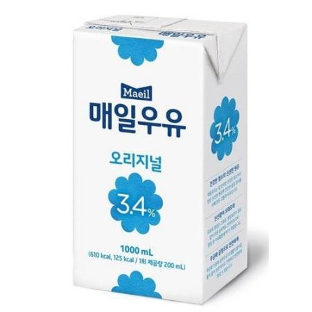 매일 멸균우유 / 1L / ea