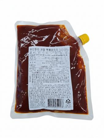 푸드렐라 저당 핵불닭소스 500g×2팩