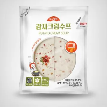 [푸드렐라] 감자크림수프 200g*12팩