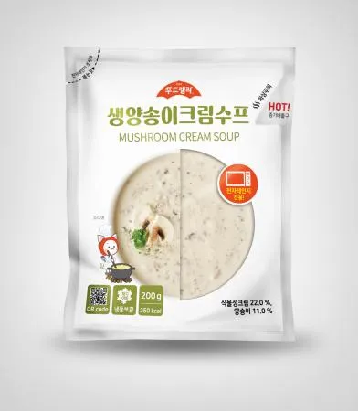 [푸드렐라] 생양송이크림수프 200g*20팩