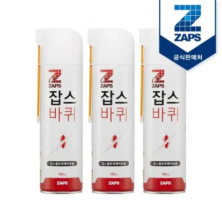 [잡스]바퀴벌레 살충제 울트라 에어로솔 500ml 3개