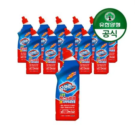 [유한양행]유한락스 고농축 락스와세제 755mL 12개