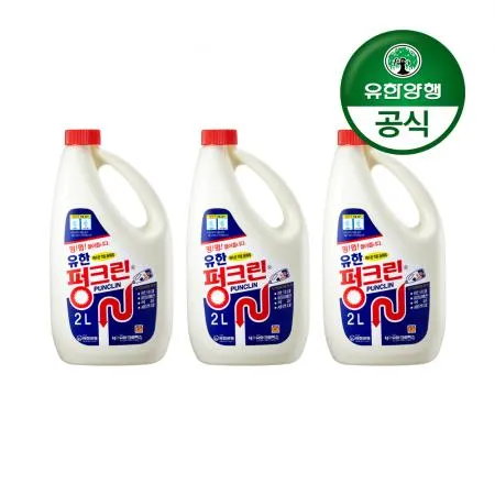 [유한양행]유한 펑크린/배수관 막힘 용해제 2L 3개