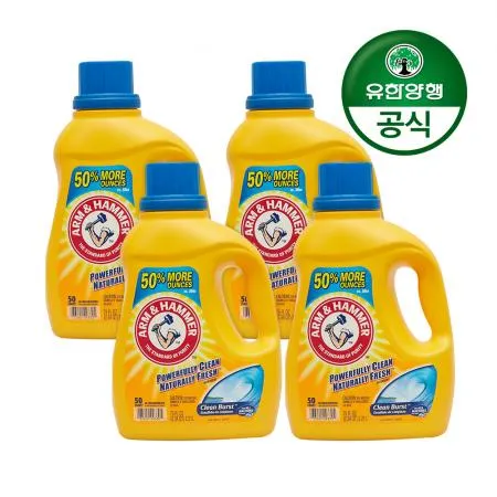 [암앤해머]세탁세제 클린버스트 2.21L 4개