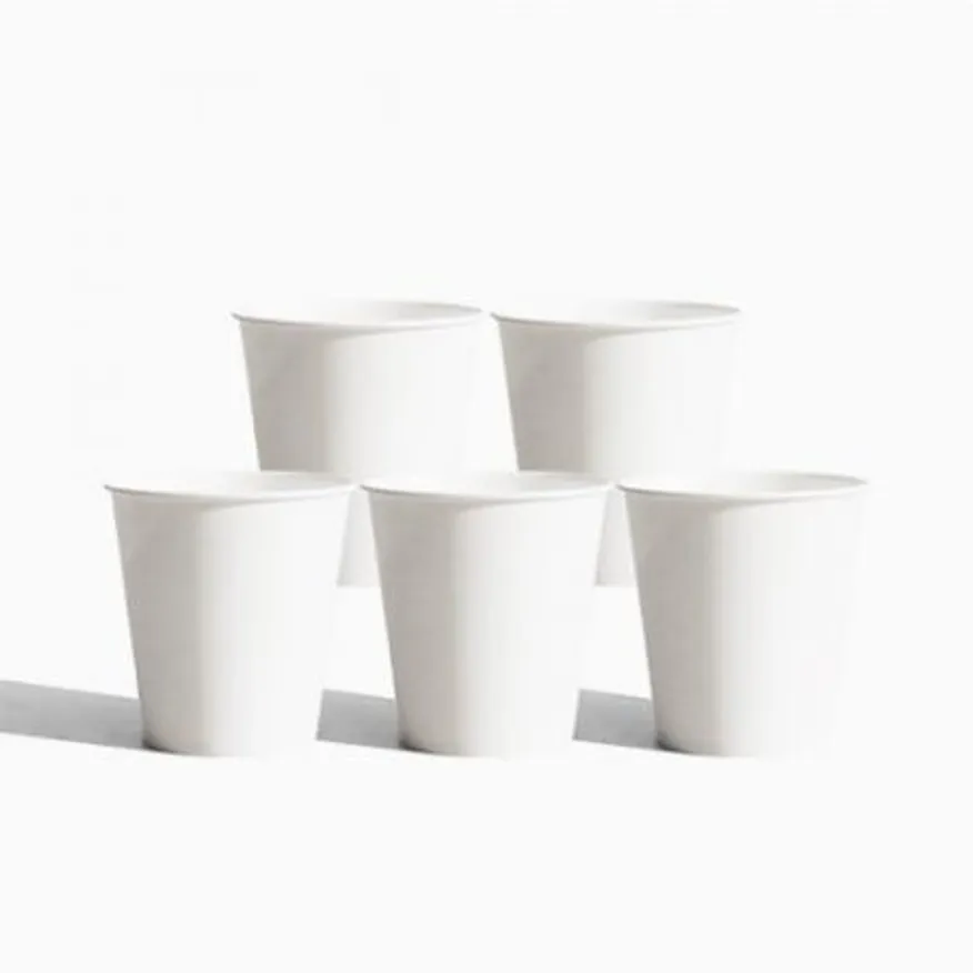 업소용 무지 종이컵(50ea x 20줄) 1000개 (6.5oz/185ml) 이미지