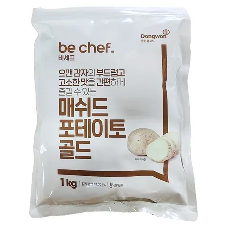 동원홈푸드 비셰프 매쉬드포테이토골드 1KG