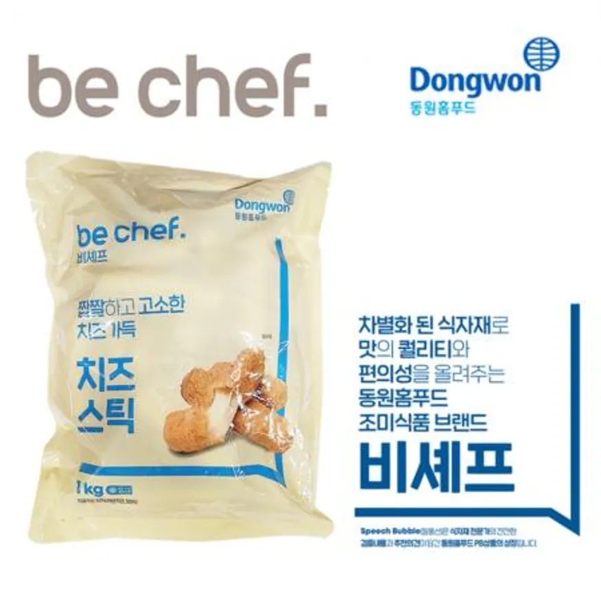 동원 비셰프 치즈스틱 1kg (냉장포장) 이미지