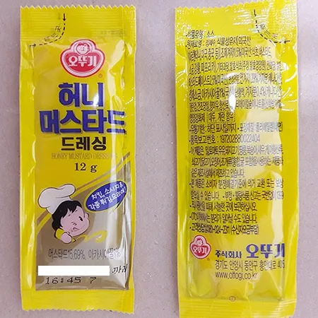 오뚜기 허니머스타드소스 일회용 2.4kg