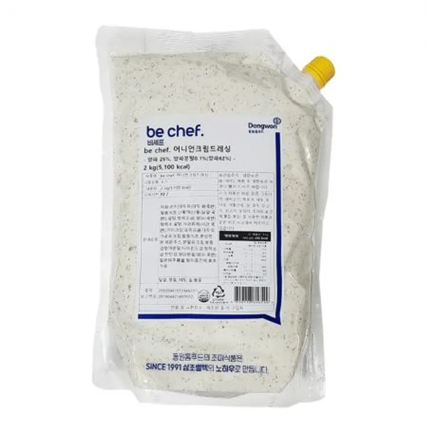 동원 비셰프 어니언크림드레싱 2kg (냉장포장) 이미지