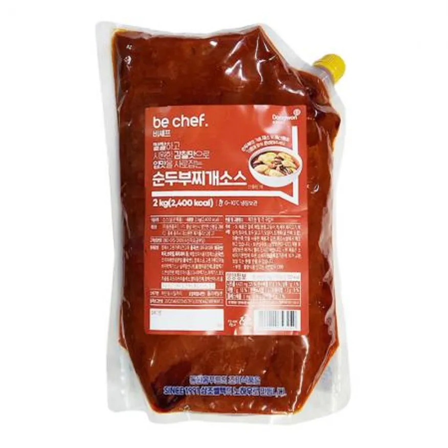 동원 비셰프 순두부찌개소스 2kg (냉장) 이미지