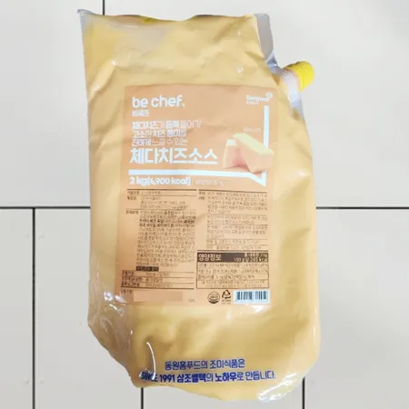 동원홈푸드 비셰프 체다치즈소스 2kg