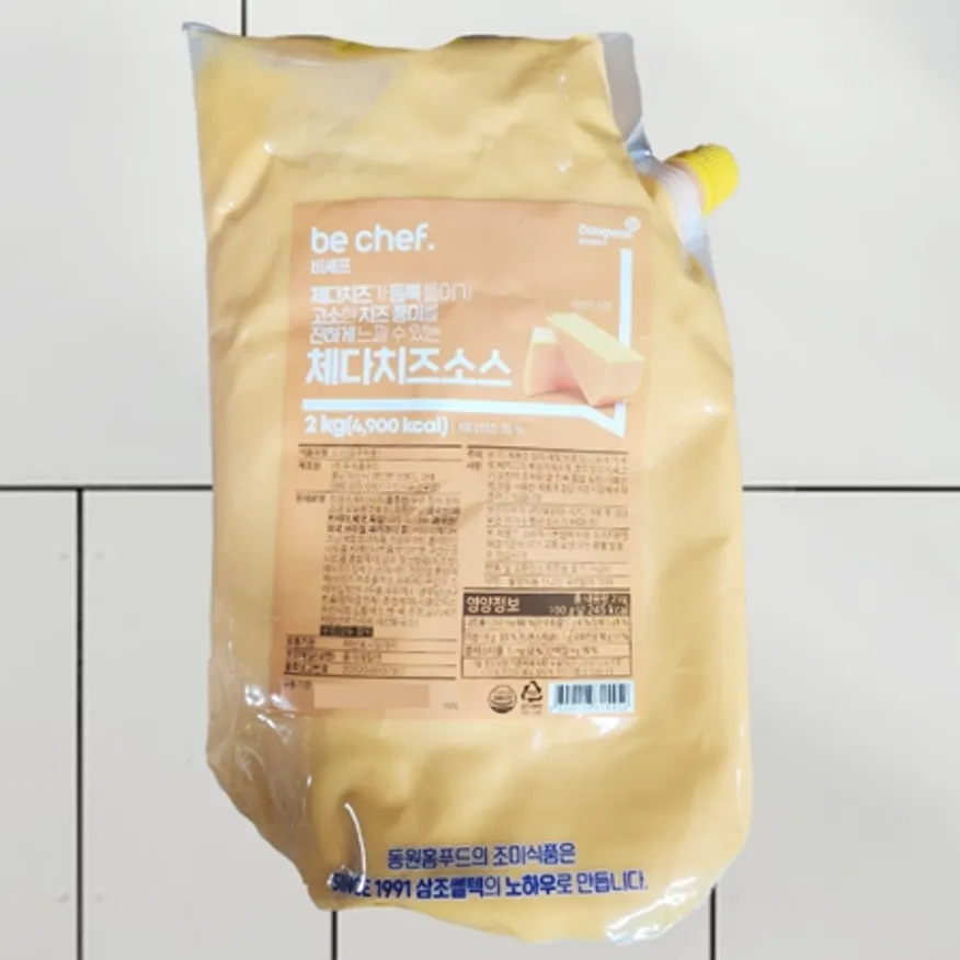 동원홈푸드 비셰프 체다치즈소스 2kg 이미지