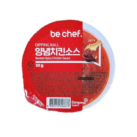 동원 비셰프 양념치킨소스 30Gx32EA 일회용 디핑볼 디핑소스 이미지