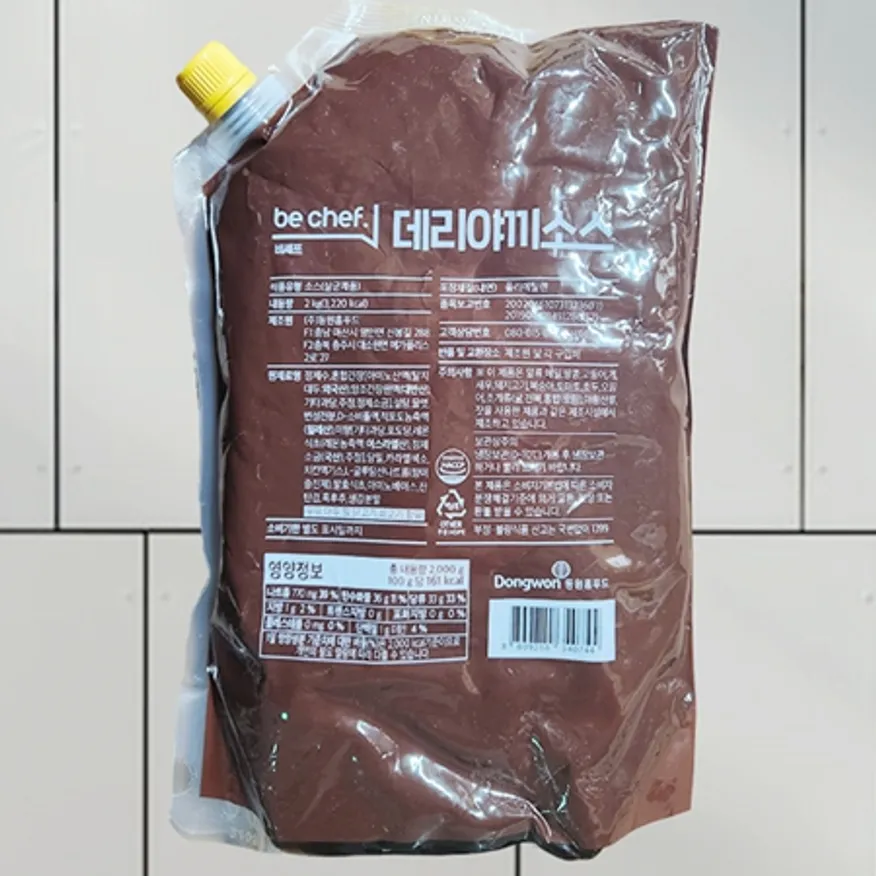 동원 홈푸드 비셰프 데리야끼 소스 2kg 이미지