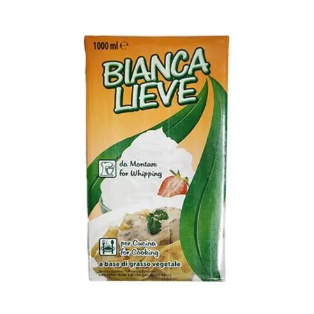 비안카리에베 휘핑크림 1L (냉장포장) 무가당 식물성크림 