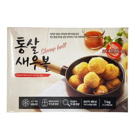 골든피트 통살새우볼 1kg (냉동)